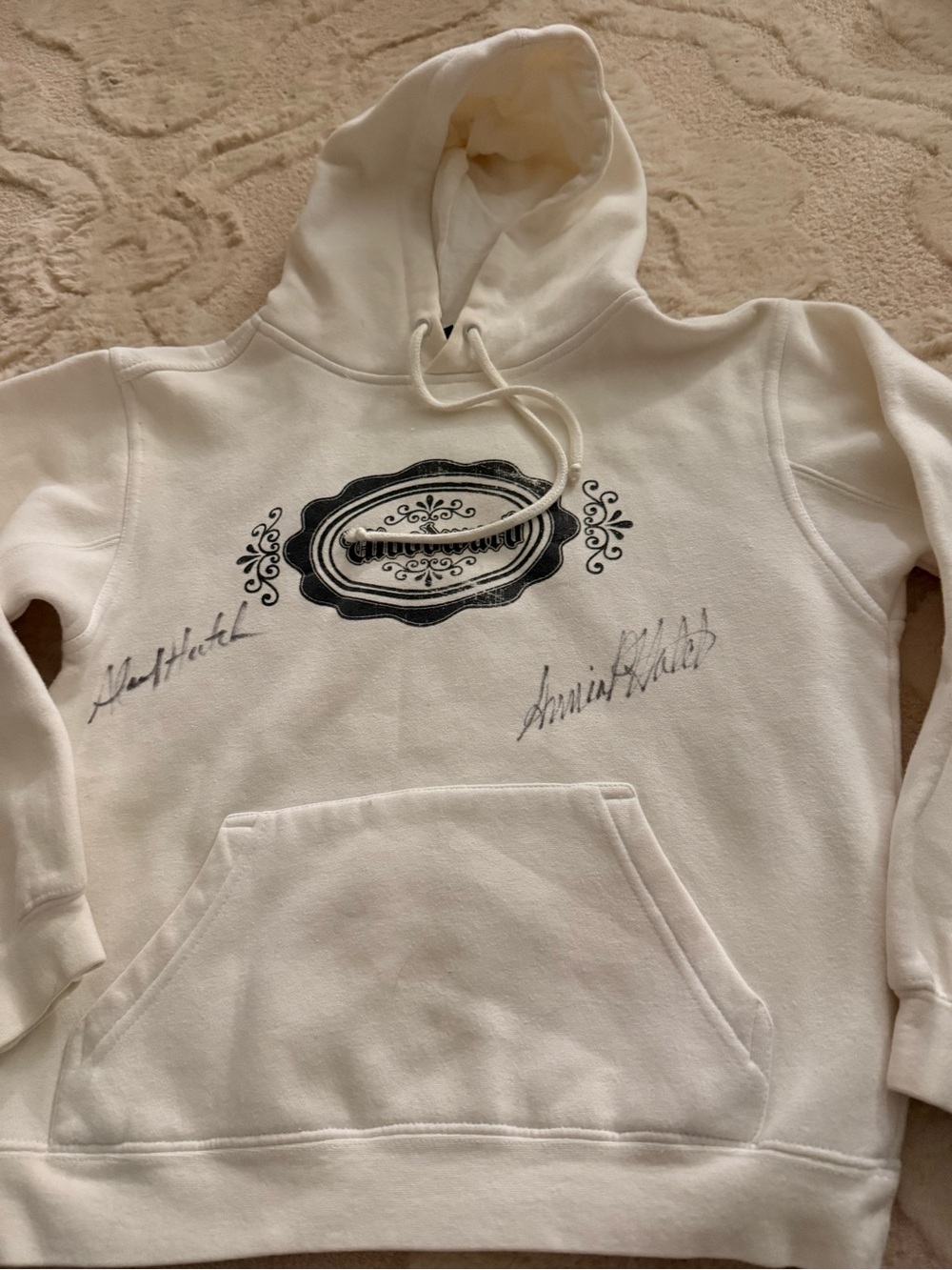 Team Apparel Cream Pullover Hoodie